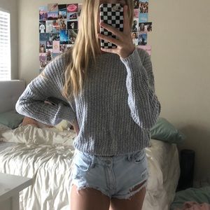 grey brandy sweater